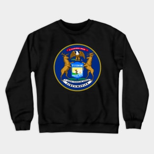 Michigan Coat of Arms Crewneck Sweatshirt